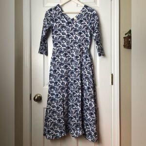 Pact Fit and Flare Midi Dress in Small